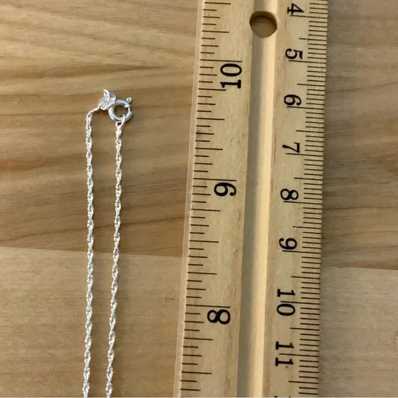 Blue Chalcedony Solid 925 Sterling Silver Pendant Necklace - Picture 4 of 5